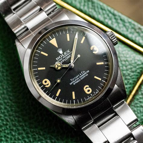 rolex tiffany explorer